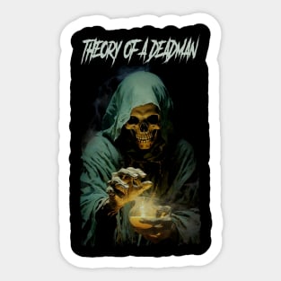 THEORY OF A DEADMAN MERCH VTG Sticker